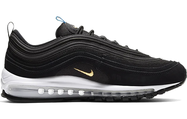 Унисекс кроссовки Nike Air Max 97 QS (черно-золотой) — Чёрныйзолотой — фото 2