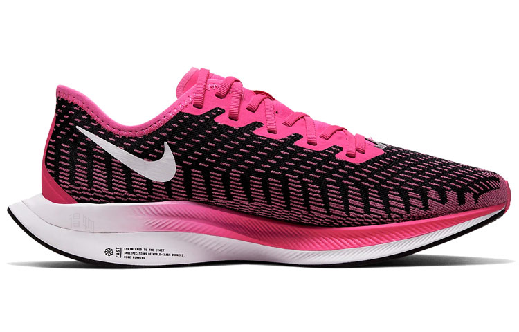Женские кроссовки Nike Pegasus turbo 2 (черно-розовые) — Чёрный / розовый — фото 2