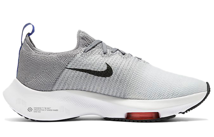 Женские кроссовки Nike Air Zoom Tempo FK (серо-голубые) — фото 2