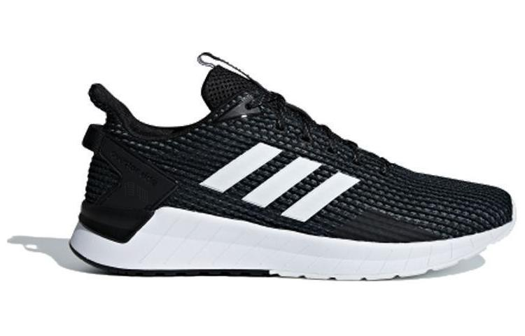 Мужские кроссовки adidas neo Questar (черно-белые) — Чёрный / белый — фото 2