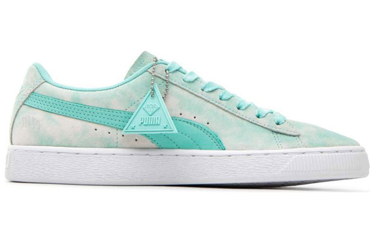 Кеды PUMA Suede Dye Diamond Supply (серый / серо-зеленый меланж) — фото 2