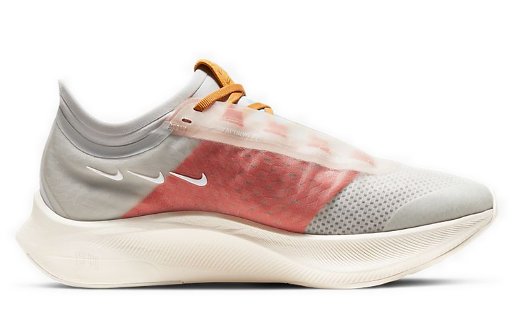 Женские кроссовки Nike Zoom Fly 3 PRM (серо-сине-розовые) — Серыйсинийрозовый — фото 2