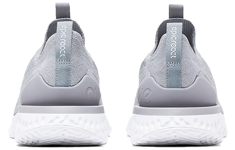 Мужские кроссовки Nike Epic Phantom React EXP FK (серые) — фото 4