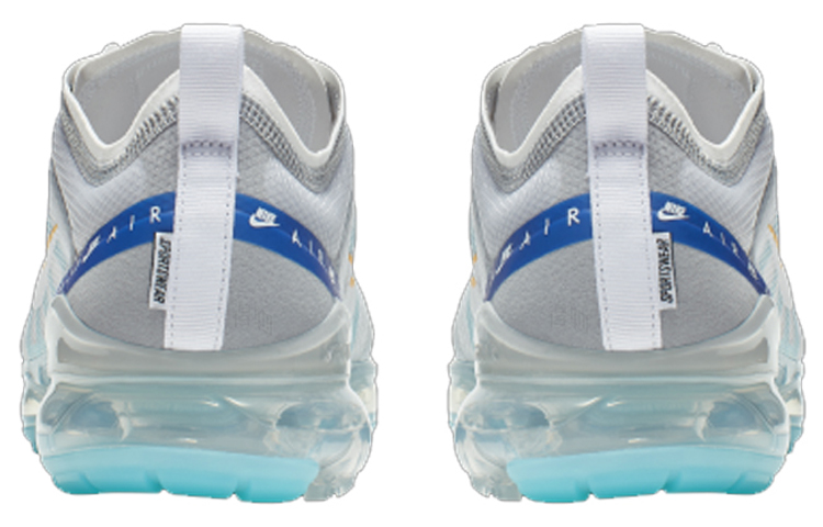 Мужские кроссовки Nike VaporMax 2019 Air Flyknit 3 (сине-серые) — Синий / серый — фото 4