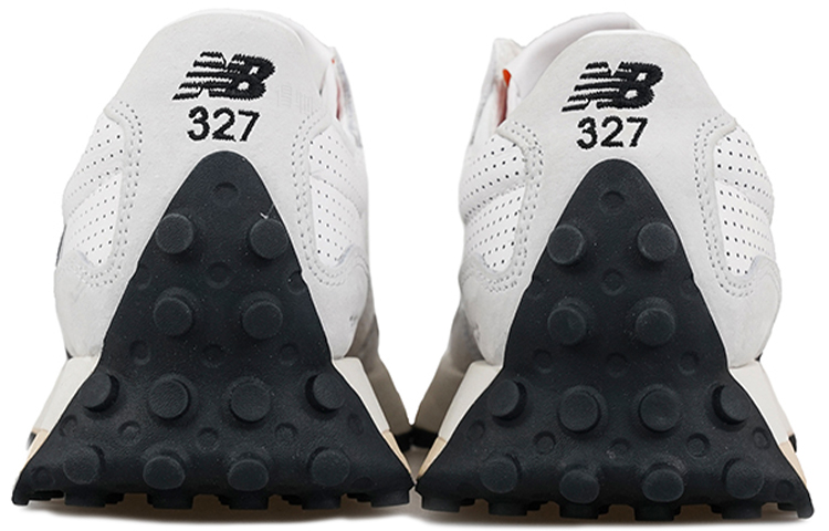 Кроссовки New Balance 327 (белыйчерный / розовый) — Белыйчёрный / розовый — фото 4