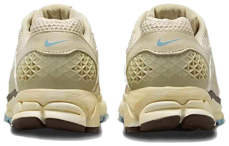 Женские кроссовки Nike Air Zoom Vomero 5 (бежево-синие) — фото 3