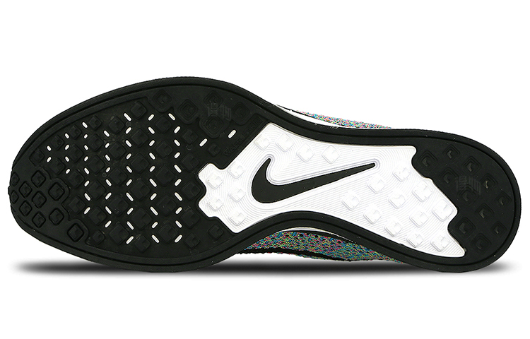 Кроссовки Nike Multi-Color 2.0 Flyknit Racer 2015/2017 (сине-розово-черные) — фото 5