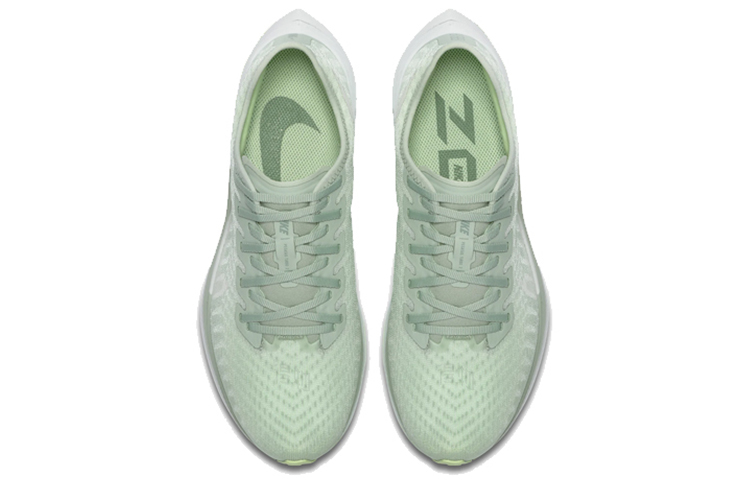 Женские кроссовки Nike Pegasus turbo 2 ZOOM X RISE (светло-зеленый) — фото 4