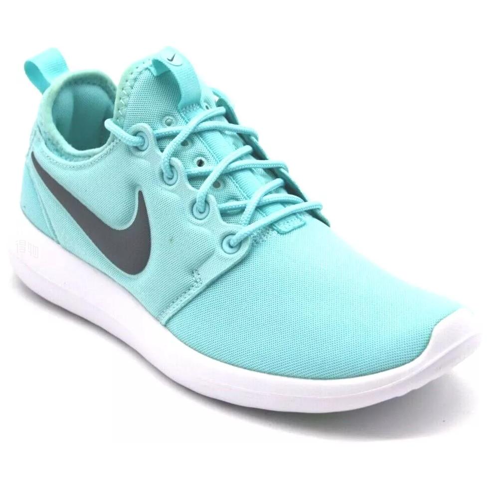 Женские кроссовки Nike Roshe Two Copa (W) (голубые) — 酷灰/白 — фото 3
