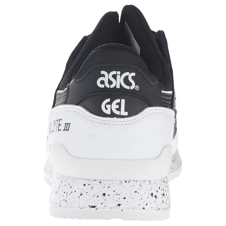Кроссовки ASICS Gel-Lyte 3 (черно-белые) — Чёрный / чёрный — фото 3