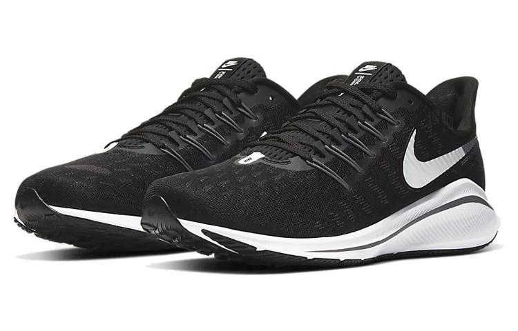 Кроссовки Nike Air Zoom Vomero 14 (черно-белые) — Чёрныйбелый — фото 3