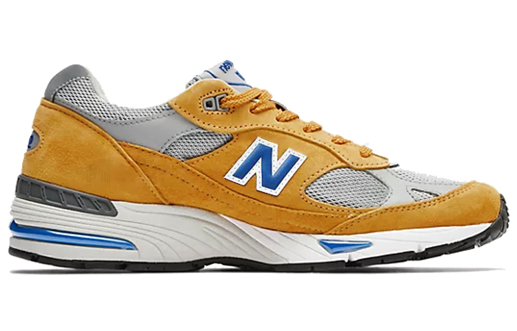 Мужские кроссовки New Balance New Balance NB 991 D (желто-серые) — фото 2