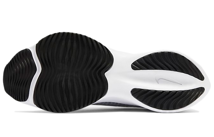 Женские кроссовки Nike Air Zoom Tempo FK (серо-голубые) — фото 6