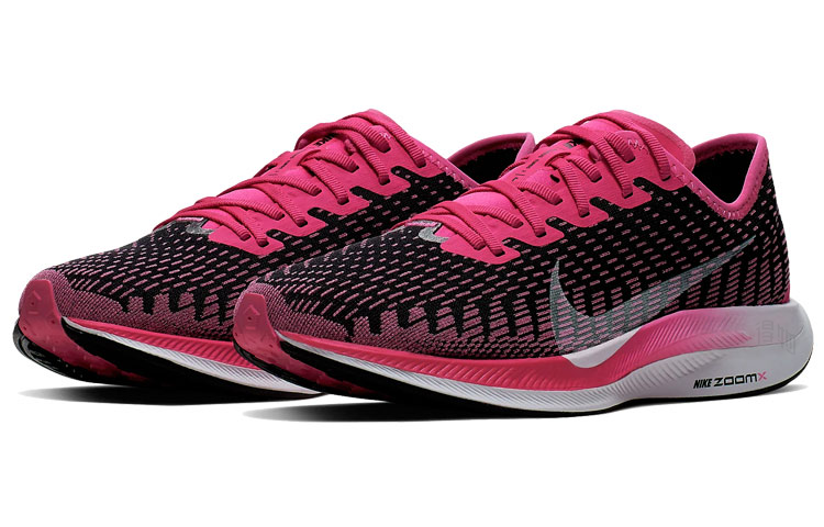 Женские кроссовки Nike Pegasus turbo 2 (черно-розовые) — Чёрный / розовый — фото 3