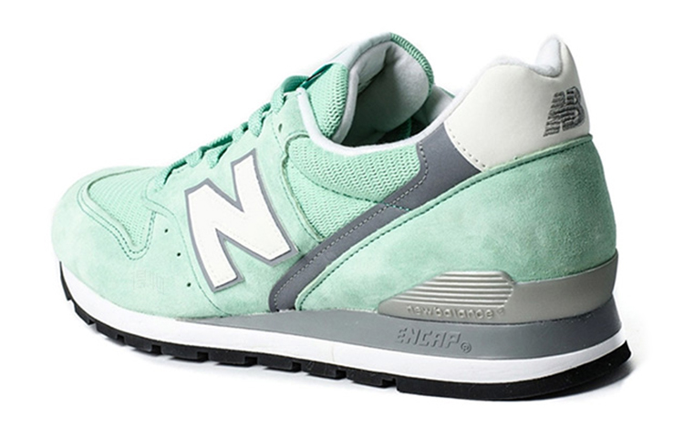 Мужские кроссовки New Balance 996 (зелено-белые) — фото 3
