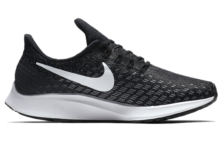 Женские кроссовки Nike Pegasus 35 (черно-белые) — Чёрныйбелый — фото 2