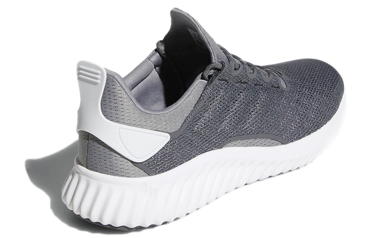 Мужские кроссовки adidas AlphaBounce City Run Clima (серо-белые) — Серый / белый — фото 4