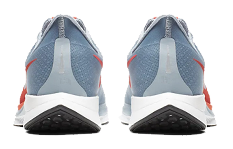 Мужские кроссовки Nike Pegasus 35 Turbo (серые с красным) — Серый / красный — фото 4