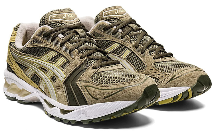 Мужские кроссовки ASICS Gel-Kayano 14 (зелено-коричневые) — фото 3