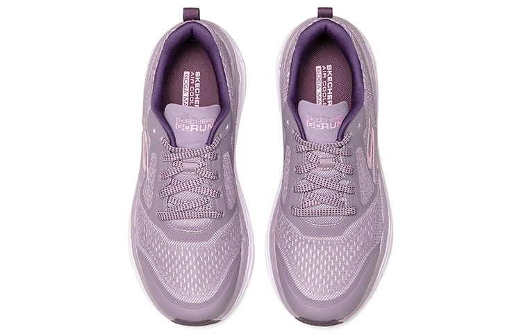 Женские кроссовки Skechers Max Cushioning (фиолетовые) — Фиолетовый — фото 4