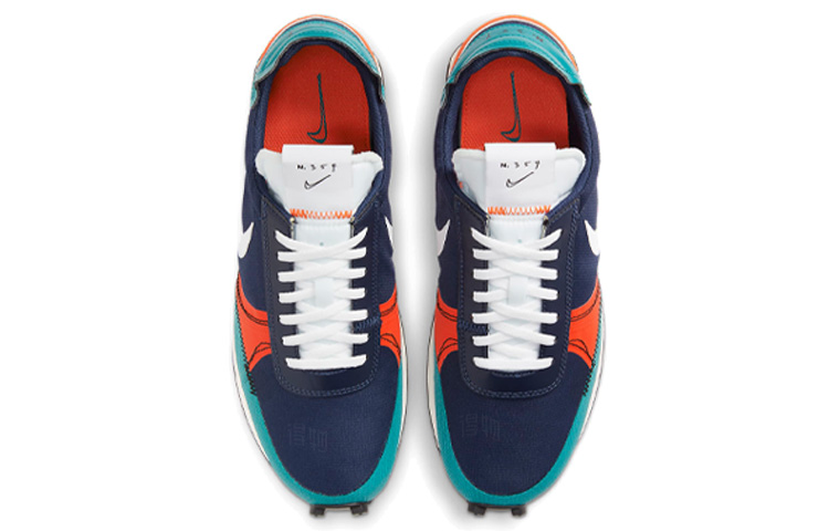 Кроссовки Nike DBreak-Type SE (сине-оранжевые) — фото 4