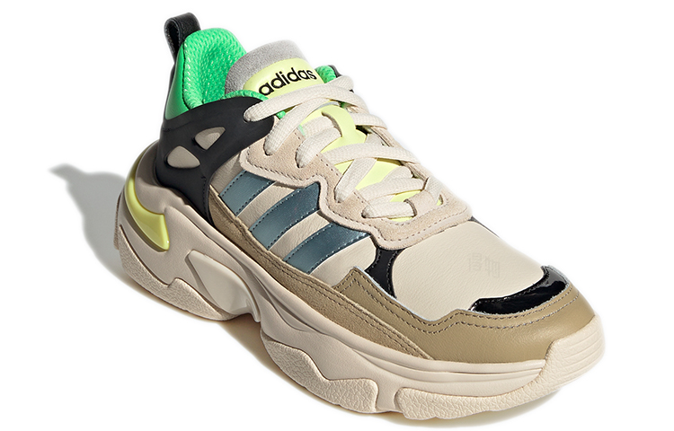 Женские кроссовки adidas neo Boujirun (хаки) — фото 3