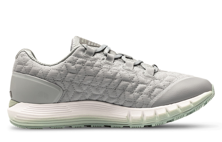 Женские кроссовки Under Armour HOVR ColdGear® Reactor 2 NC (серо-зеленые) — фото 2