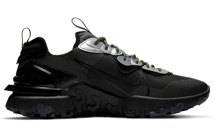 Мужские кроссовки Nike React Vision (черные) — Чёрный — фото 2