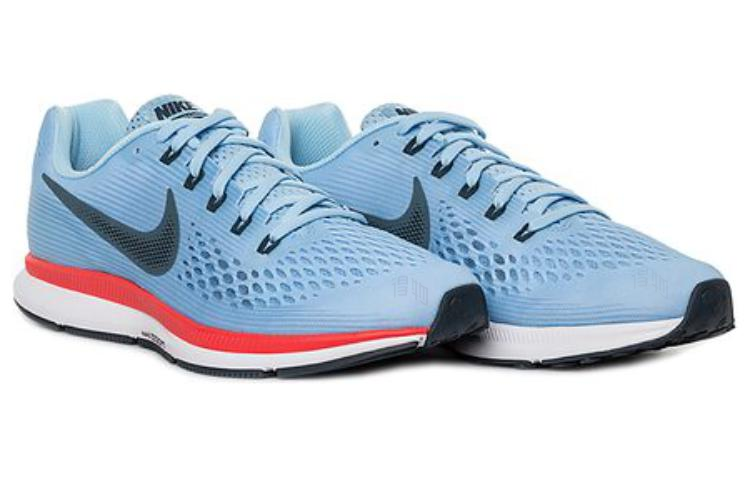 Мужские кроссовки Nike Pegasus 34 (сине-красные) — Синий / красный — фото 4