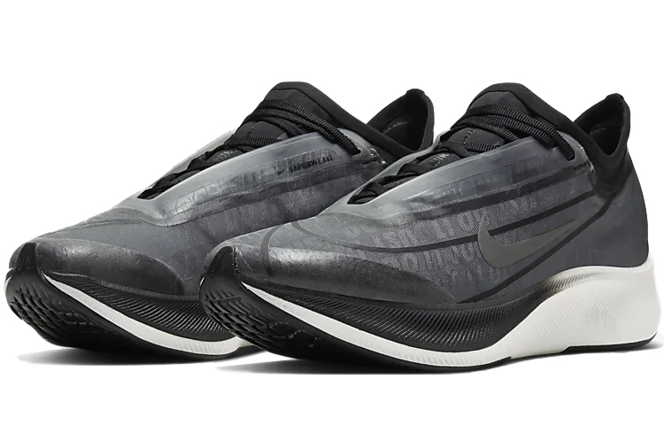 Женские кроссовки Nike Zoom Fly 3 (серые) — 烟灰 — фото 3