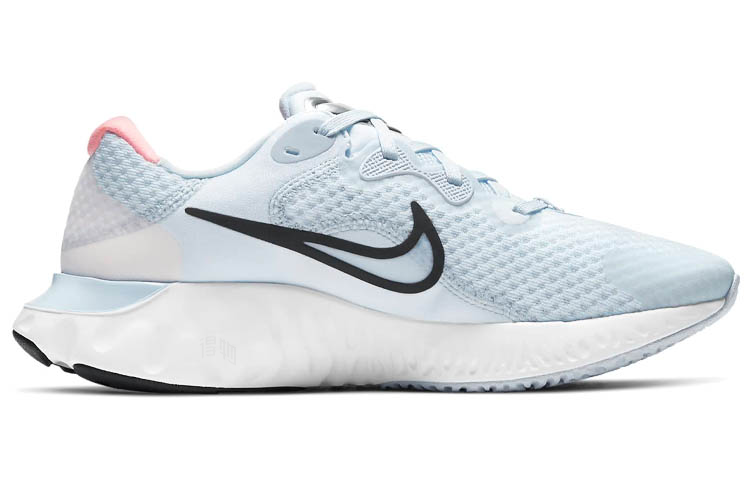 Женские кроссовки Nike Renew Run 2 (голубые) — 淡蓝/黑/白 — фото 2