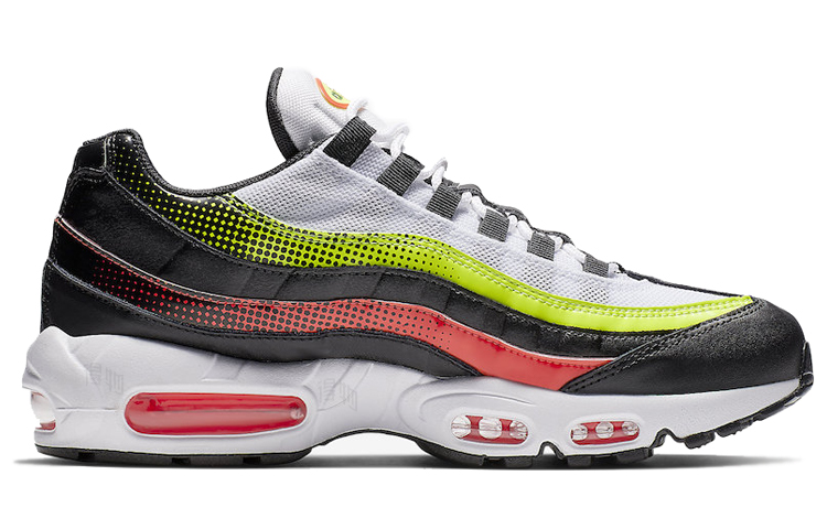 Мужские кроссовки Nike Air Max 95 OG SE (черно-красно-зеленый) — Чёрный / красный / зелёный — фото 2