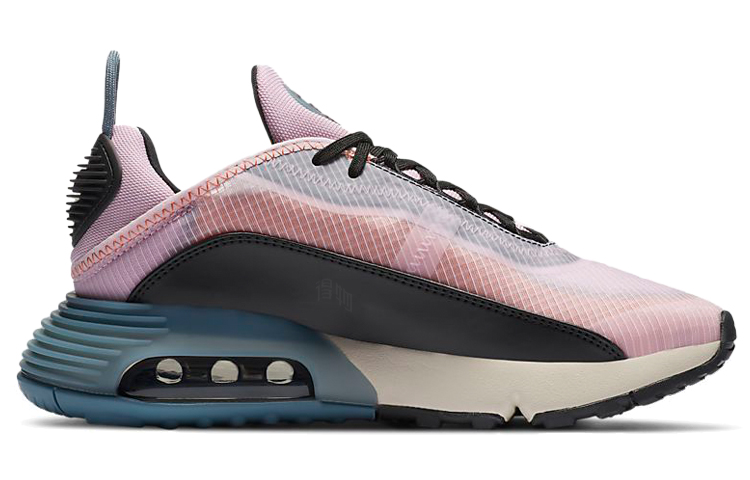 Женские кроссовки Nike Air Max 2090 (розово-синие) — Розовыйкрасный / синий — фото 2