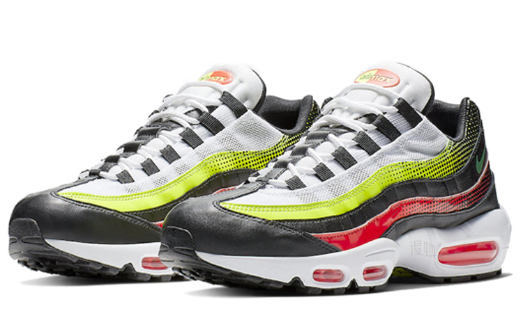 Мужские кроссовки Nike Air Max 95 OG SE (черно-красно-зеленый) — Чёрный / красный / зелёный — фото 3