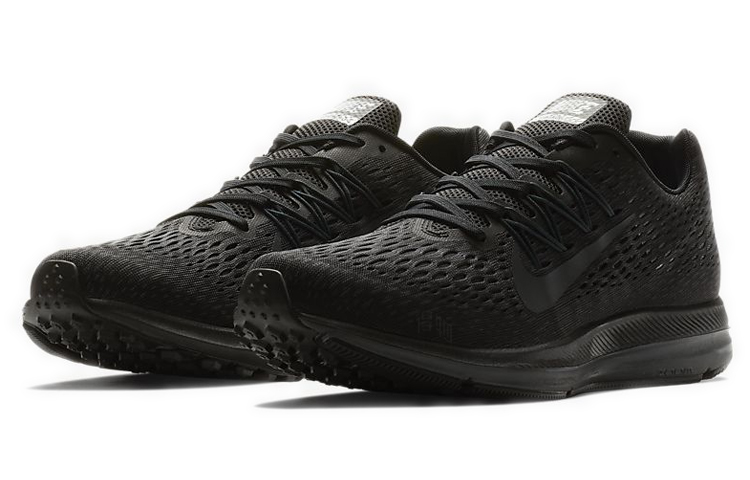 Мужские кроссовки Nike Zoom Winflo 5 (черные) — Чёрный — фото 3