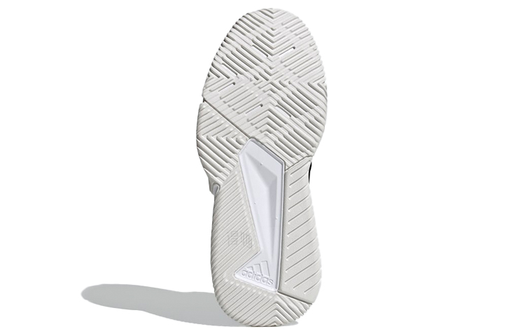 Кроссовки adidas Court Team Bounce Indoor (черно-белые) — фото 6
