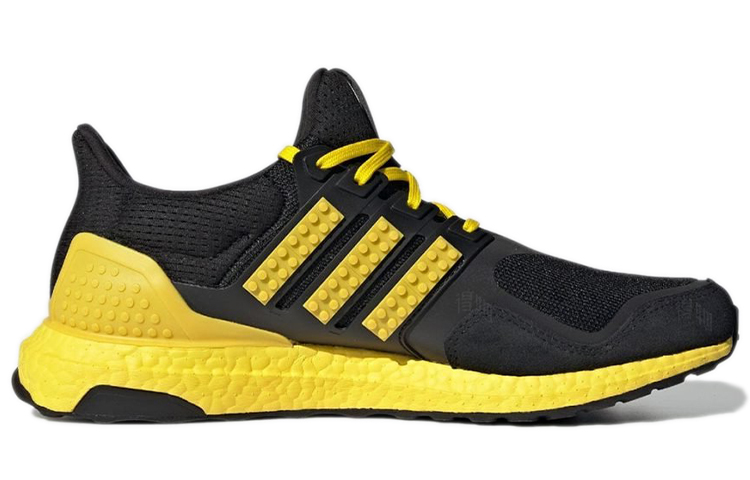Мужские кроссовки LEGO/ x adidas ULT (черно-желтые) — фото 2