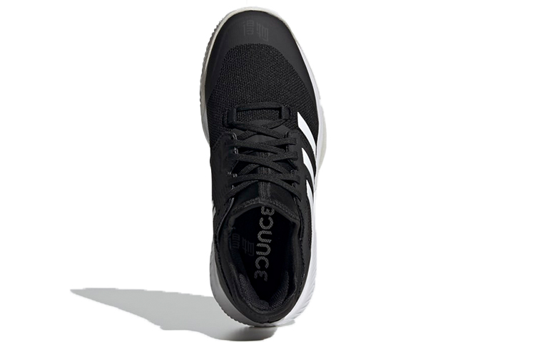 Кроссовки adidas Court Team Bounce Indoor (черно-белые) — фото 5