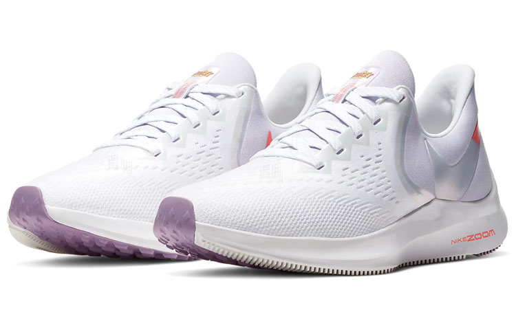 Женские кроссовки Nike Zoom Winflo 6 Air (светло-фиолетовые) — фото 3