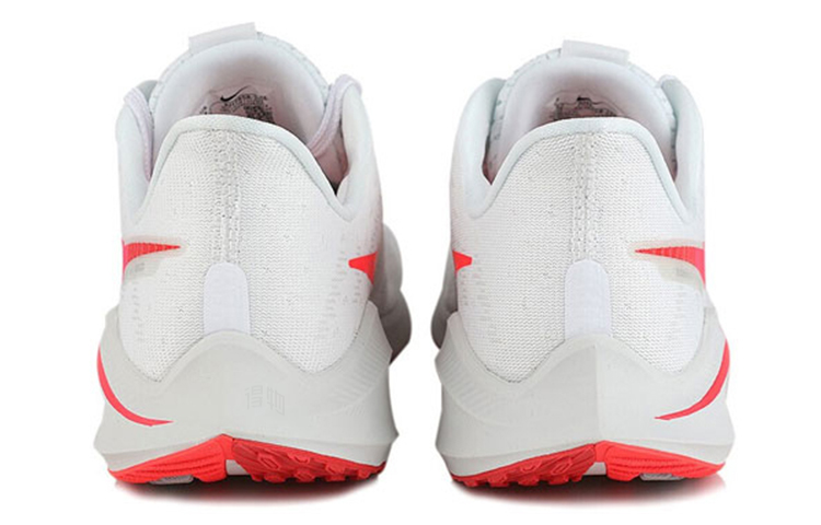Женские кроссовки Nike Air Zoom Vomero 14 (бело-красные) — Белыйкрасный — фото 4