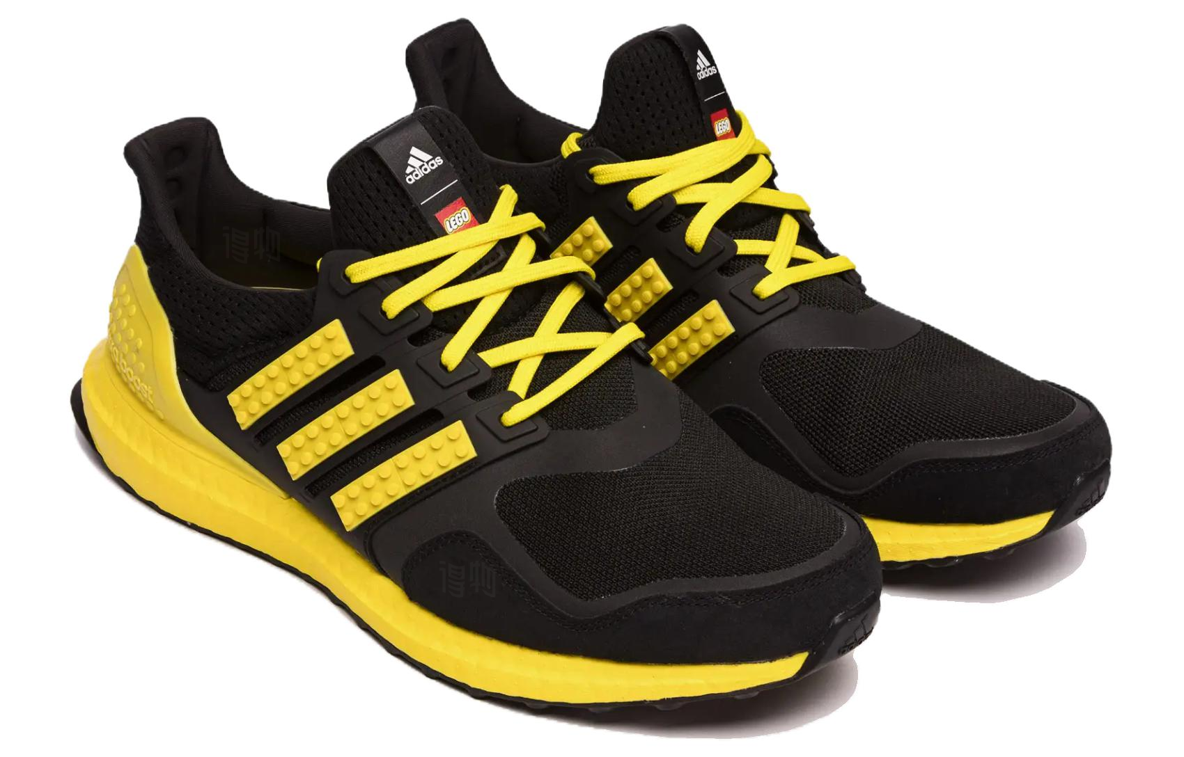 Мужские кроссовки LEGO/ x adidas ULT (черно-желтые) — фото 4