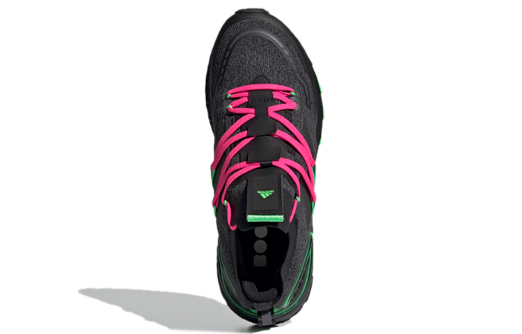 Кроссовки adidas ULT Lab (черно-зелено-красные) — Чёрный / зелёный / красный — фото 5
