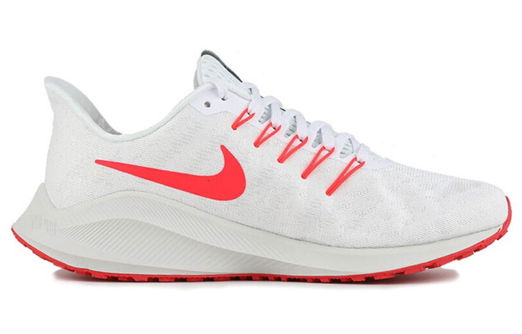 Женские кроссовки Nike Air Zoom Vomero 14 (бело-красные) — Белыйкрасный — фото 2
