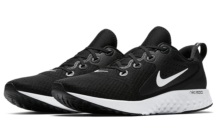 Мужские кроссовки Nike Legend React 1 (черно-белые) — фото 3