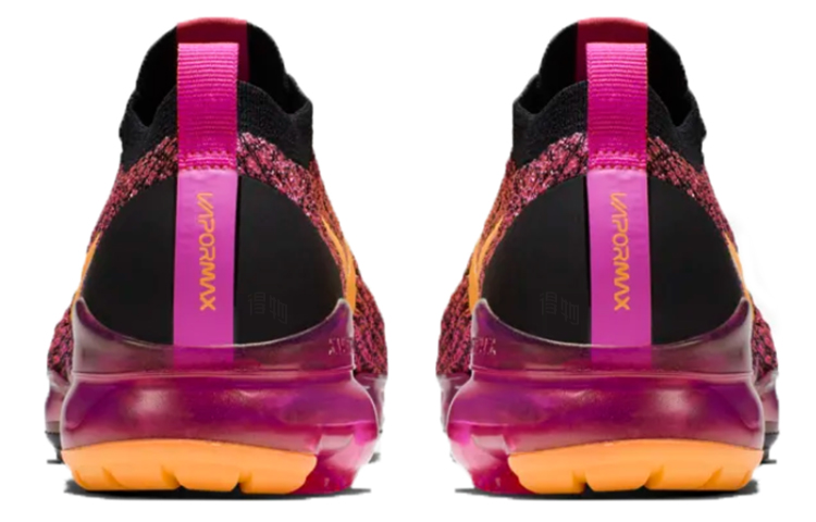 Женские кроссовки Nike VaporMax Flyknit 3.0 (красно-оранжевые) — Красный / оранжевый — фото 4