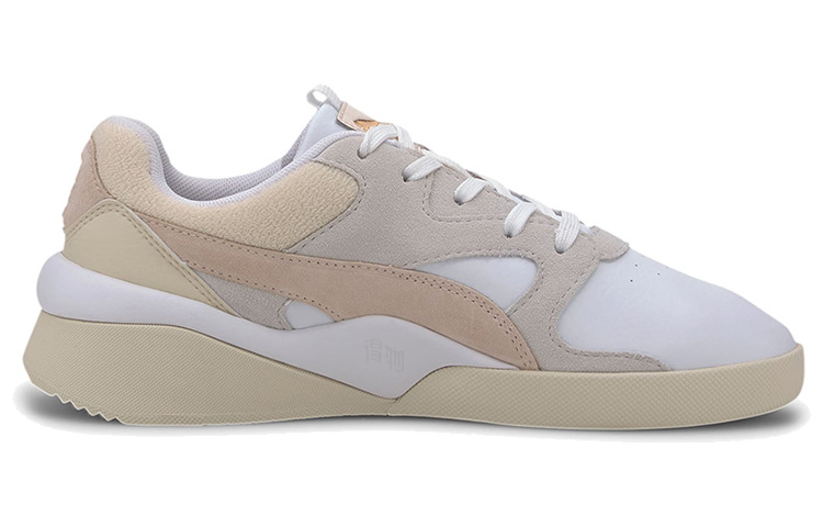 Женские кроссовки PUMA Aeon (серо-коричневые) — Серый / белый / коричневый / хаки — фото 2
