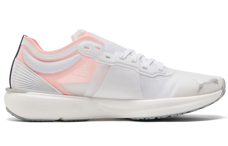 Женские кроссовки PUMA Liberate Nitro (бело-розовые) — Белый / розовый — фото 2