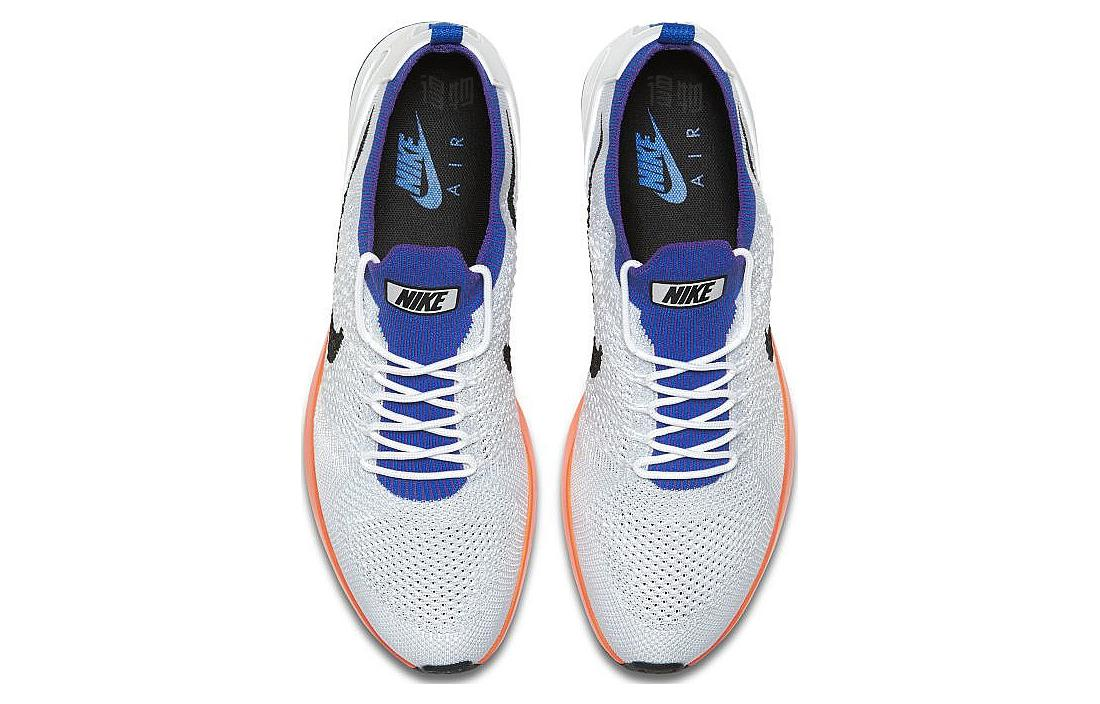Мужские кроссовки Nike Air Zoom Mariah Flyknit Racer Hyper Crimson (серые) — фото 4