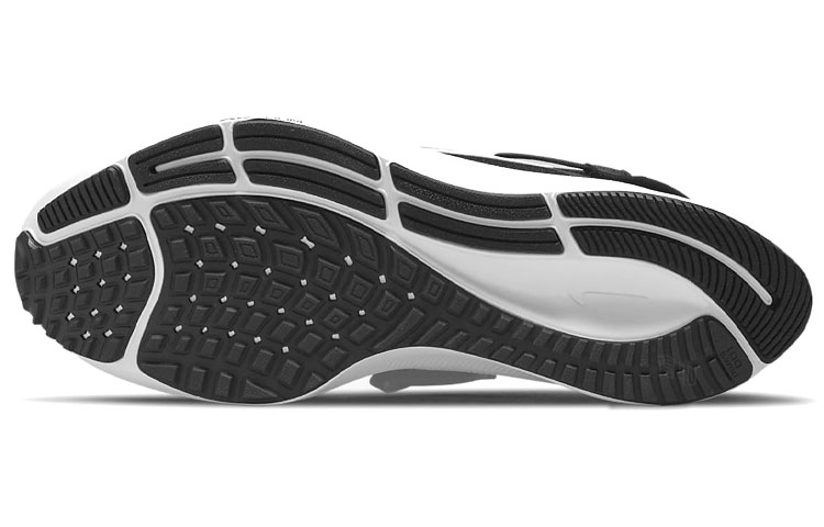 Женские кроссовки Nike Pegasus 38 FlyEase (черно-белые) — Чёрный / белый — фото 6