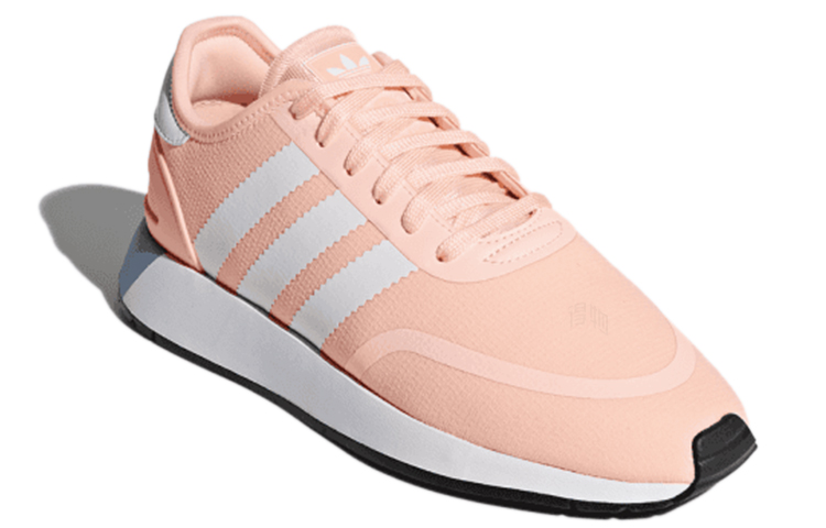 Женские кроссовки adidas originals N-5923 (розово-белый) — фото 3